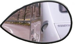 Reservdelsspegel till husvagnsbackspegeln Milenco Aero Convex.