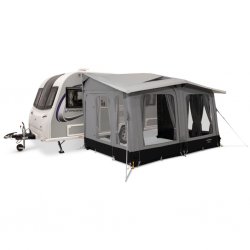Dometic Club Air Tour 330S förtält med luftkanaler.