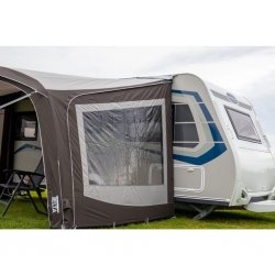 2 st sidoväggar till Telta Sky Link 400 soltak/markis för husvagn.