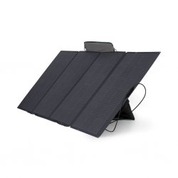 Tålig stor solpanel på 400W som ger en effektiv laddning av din EcoFlow Power Station även vid sämre väder.