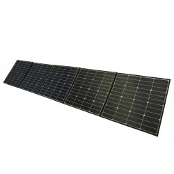 Tålig stor solpanel på 250W med hög effektivitet som ger en snabb laddning av din Power Station.