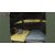 Mörklagd sovkabin med D-formad dörr och bra ventilation på familjetältet Outwell Lindale 5PA.