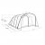 Måttskiss för familjetältet Outwell Denver 6.