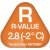 R-värde: 2.8 ( -2 °C)