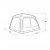 Måttskiss för Outwell Vail Air Shelter