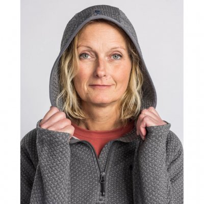 Pinewood Everyday Travel Hoodie Dam - Gråmelerad