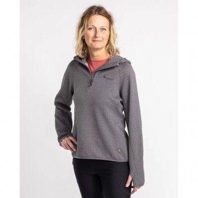 Pinewood Everyday Travel Hoodie Dam - Gråmelerad