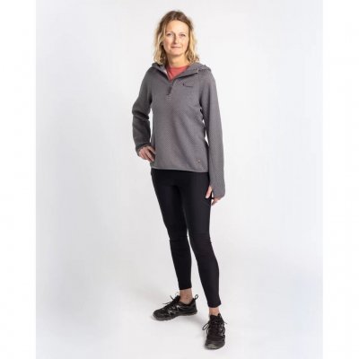 Pinewood Everyday Travel Hoodie Dam - Gråmelerad