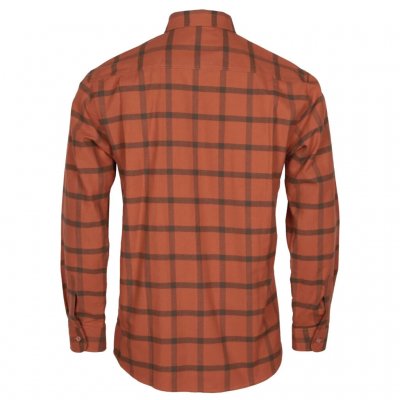 Pinewood Värnamo Flanellskjorta Herr Terracotta