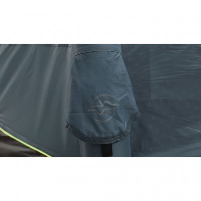 Tältets ventiler skyddas.