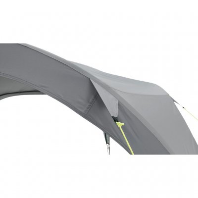 Förstärkta fästen för tältlinor som även stabiliserar tältstängerna.