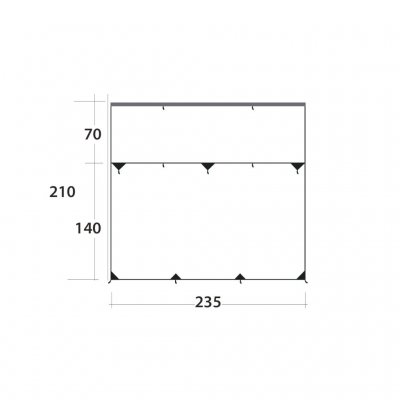 Mått för Outwell Hillcrest Tarp