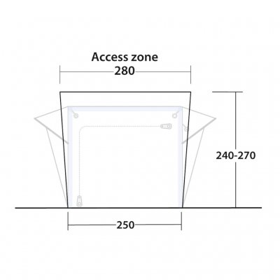 Outwell Crossville 250SA Tall Connection - Fynd