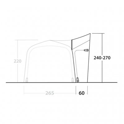 Outwell Crossville 250SA Tall Connection - Fynd