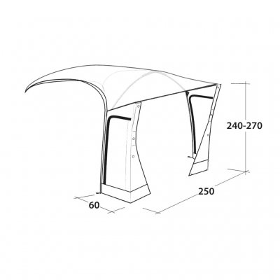 Outwell Crossville 250SA Tall Connection - Fynd