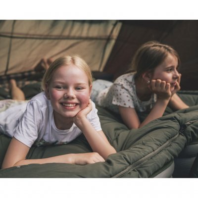 Perfekt tält för familjen med två barn