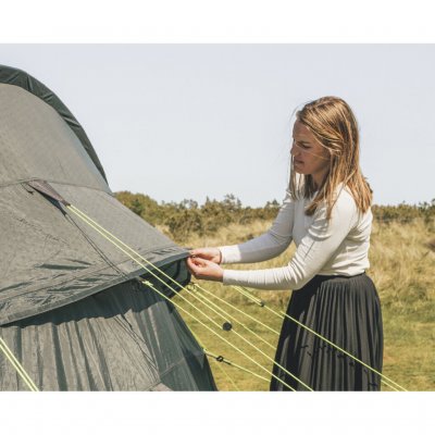 Väl tilltagen ventilation i hela tältet som är justerbar