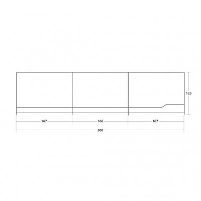 Måttskiss Outwell Oklahoma Vindskydd