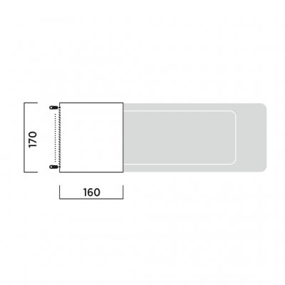 Mått för Easy Camp Crowford.