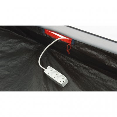 Kabelgenomföring på sidan av tältet Easy Camp Palmdale 800 Lux.