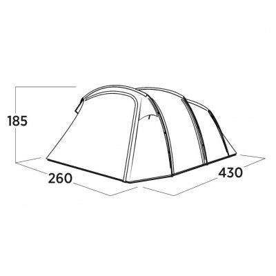 Måttskiss för Easy Camp Hamra 4