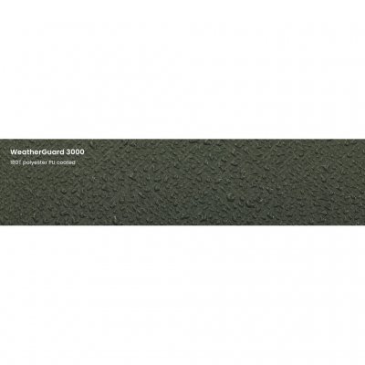 Tältduk av WeatherGuard 3000 polyester med PFC-fri vattenavvisning och tejpade sömmar som klarar av regn och blåst bra.