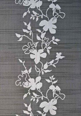 Bordstablett Miami Flowers Anthracite 30 x 45 cm