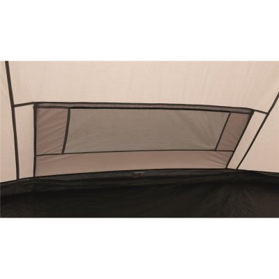 All ventilation i tipitältet går reglera från insidan.