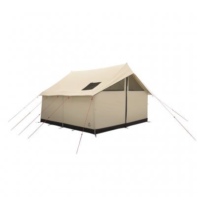 Robens Prospector Castle lägertält med dörrarna stängda.