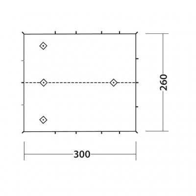 Mått för Robens Track Tarp