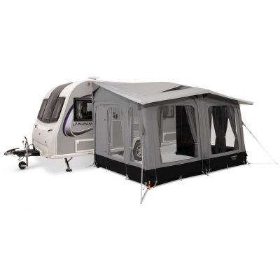 Dometic Club Air Tour 330S förtält med luftkanaler.
