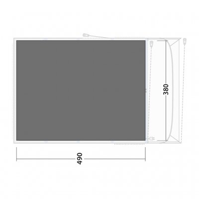 Footprint/golvskydd till ditt Outwell Florida / Alabama 6 Air Familjetält