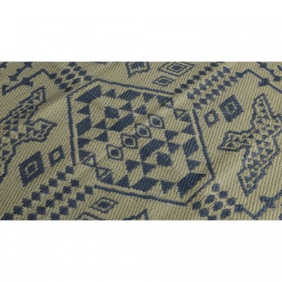 Mönstard matta för tältet eller uteplatsen.