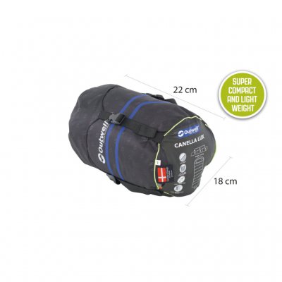Kompressionssäck ger en enkel packning.