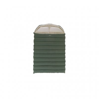 Outwell Constellation Lux Dubbel Supervarm dubbel campingsovsäck med mjukt foder i bomull.