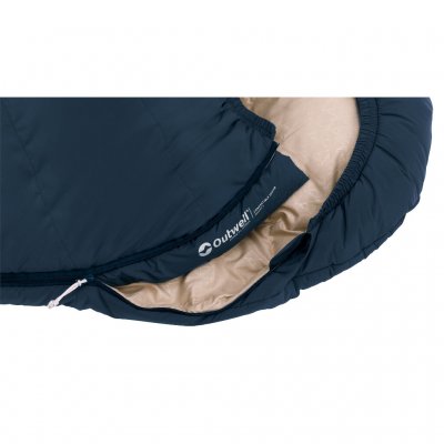 Outwell Convertible Junior Dark Blue Sovsäck - Vänster