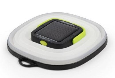 Goal Zero Crush Light kan tryckas ihop och tar vädligt liten plats i packningen.