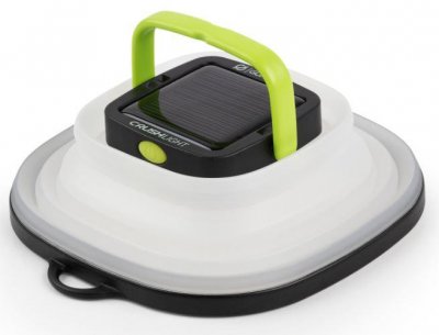 Goal Zero Crush Light kan tryckas ihop och användas även i hopfällt läge.