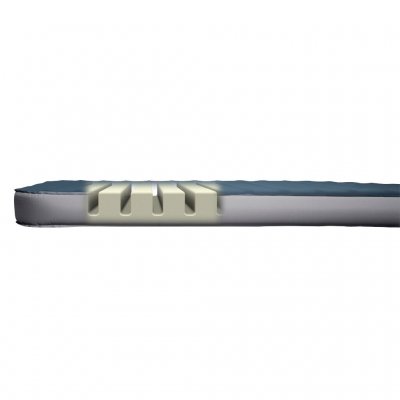 Outwell Dreamboat liggunderlag 12 cm i genomskärning.
