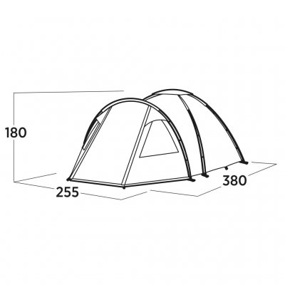 Mått för tältet Easy Camp Kinn 4