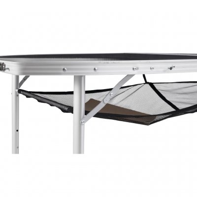 Näthylla under bordsskivan för enkel förvaring av t.ex. tidningar och annat smått