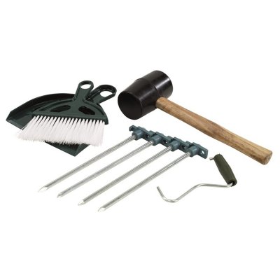 Outwell Tältverktygskit med hammare pinnar sop/skyffel och pinnupptagare