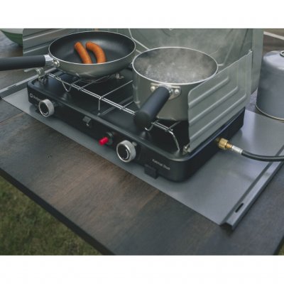 Outwell Värmespridningsplatta & Vindskydd