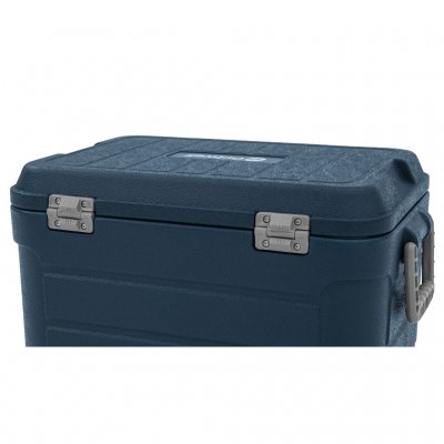 Dubbla spännlås säkrar locket