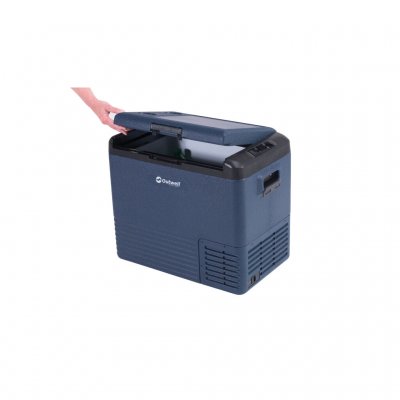 Kompressordriven kylbox med ett fack. Som du kan öppna från båda sidorna