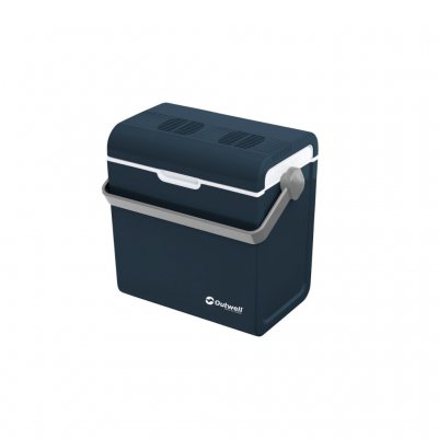 Outwell ECOcool Lite är en tyst kylbox för 12V/230V i en blå färg