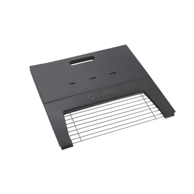 Campinggrillen tar mycket liten plats i hopfällt läge