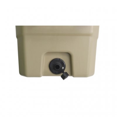 Bra placerad dräneringsventil tömmer sig själv i öppnat läge