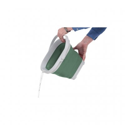 Outwell Collaps Fyrkantig Hink med Lock Shadow Green