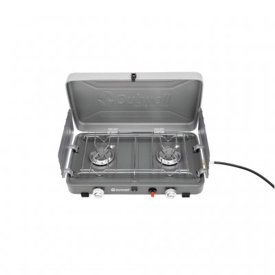 Två brännare med kraftfull effekt på 3000W